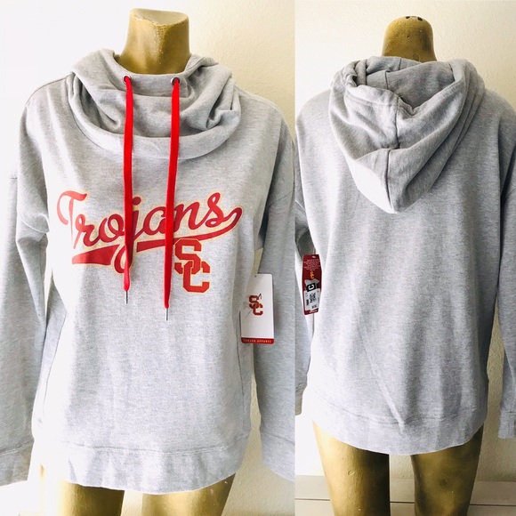 NWT SC TROJANS Shimmer LOGO HOODIE SWEATSHIRT Southern California XL - Picture 9 of 10